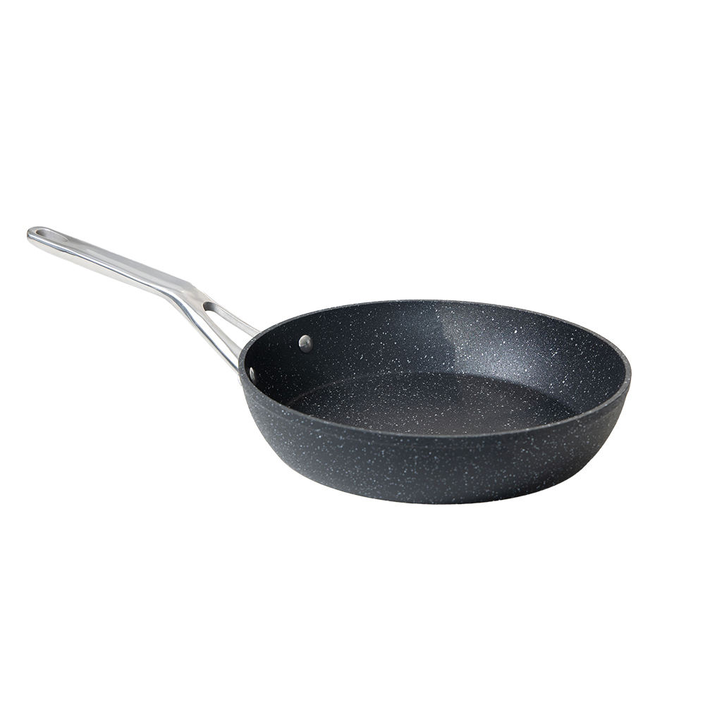 Ensemble de cuisson antiadhésif en aluminium forgé par grenaillage, poêle à frire, casseroles pour petit déjeuner, sauteuse de 26 Cm