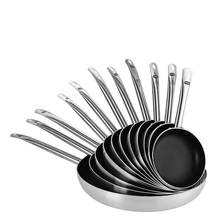 Ustensiles de cuisine 10 pièces ensemble de marmites en aluminium antiadhésives