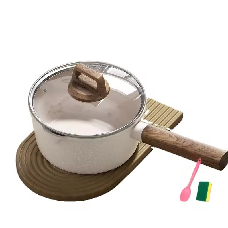 Pot de dortoir en pierre de riz pour étudiant, pot surélevé pour bébé, ménage antiadhésif, pot de nouilles instantanées pour lait chaud