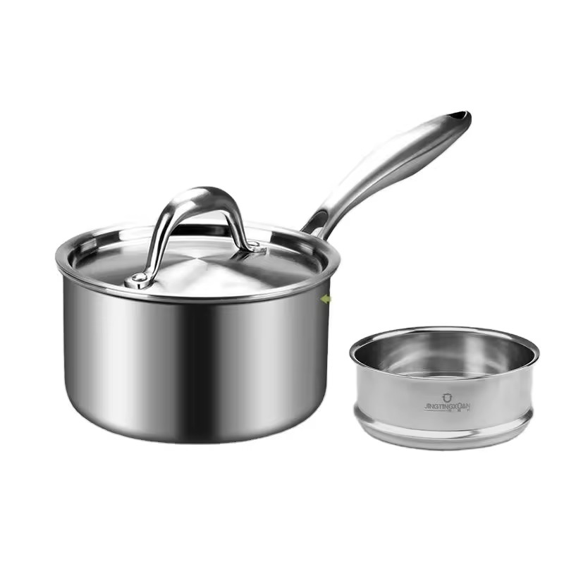 Petit complément alimentaire pour bébé, nouilles de cuisson antiadhésives, nouilles instantanées, pot de soupe au lait bouilli chaud à la maison