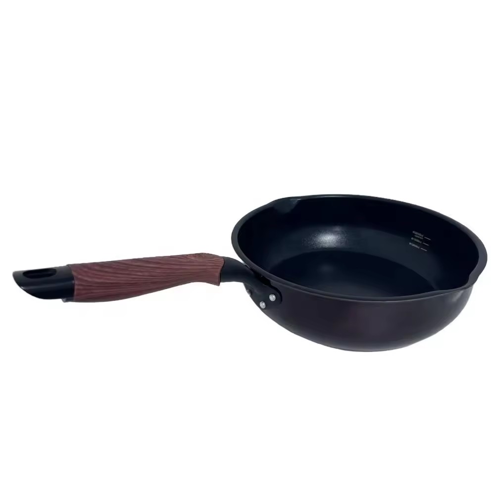 Casserole en aluminium faite sur commande de casserole de fonte d'articles de cuisine de logo pour la cuisson