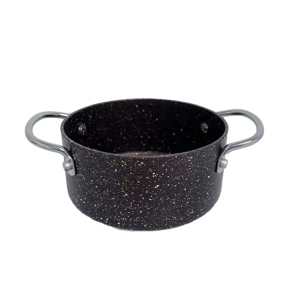 Poêle à frire antiadhésive en aluminium, 3 ensembles, marmite à soupe, ustensiles de cuisine